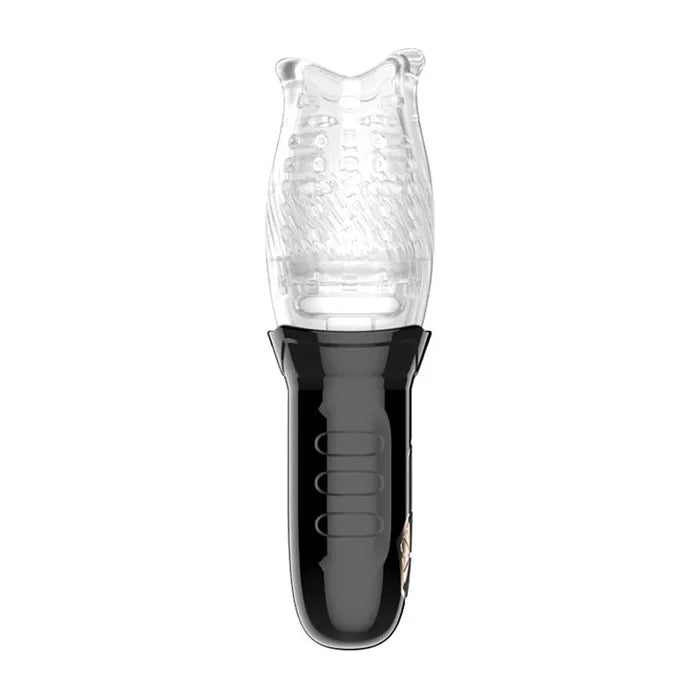 Adam & Eve Adam's Gawk Gawk USB Rechargeable Rotating Masturbator Clear Adam & Eve