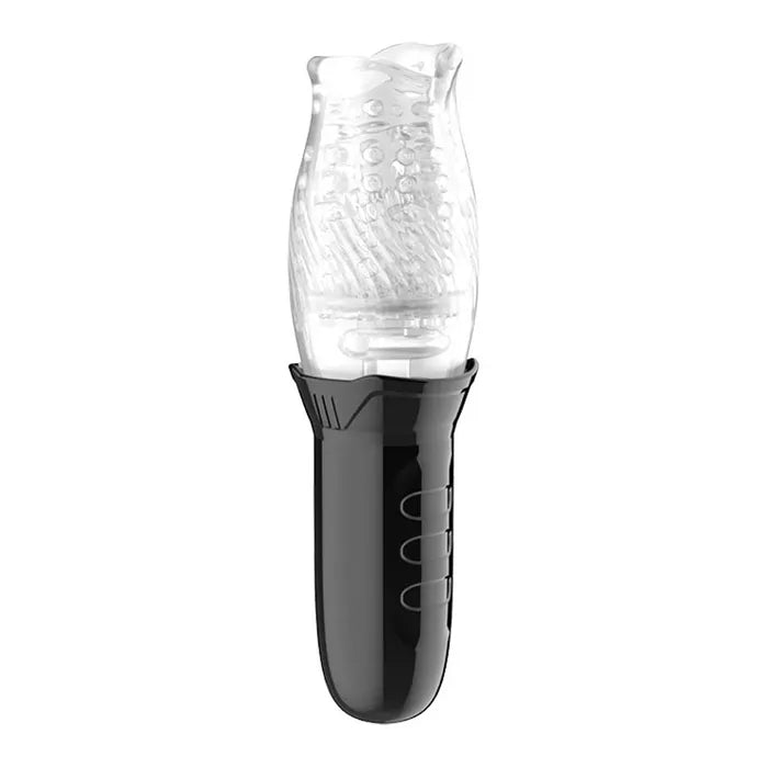Adam & Eve Adam's Gawk Gawk USB Rechargeable Rotating Masturbator Clear Adam & Eve