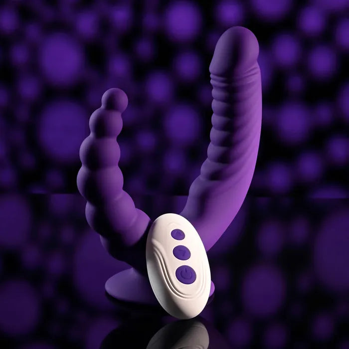 Evolved THE RIDER USB Rechargeable Double Ended Vibrator With Wireless Remote Evolved