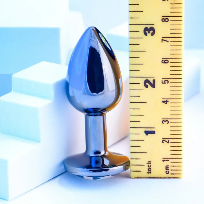 Playboy Pleasure TUX Butt Plug Metal 7.4cm Small Playboy Pleasure