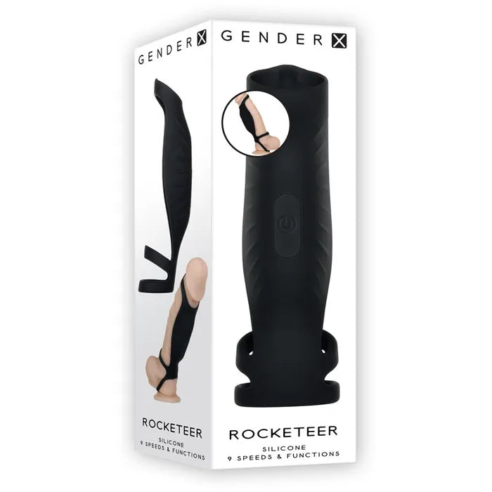 Gender X ROCKETEER USB Rechargeable Vibrating Penis Sleeve Gender X