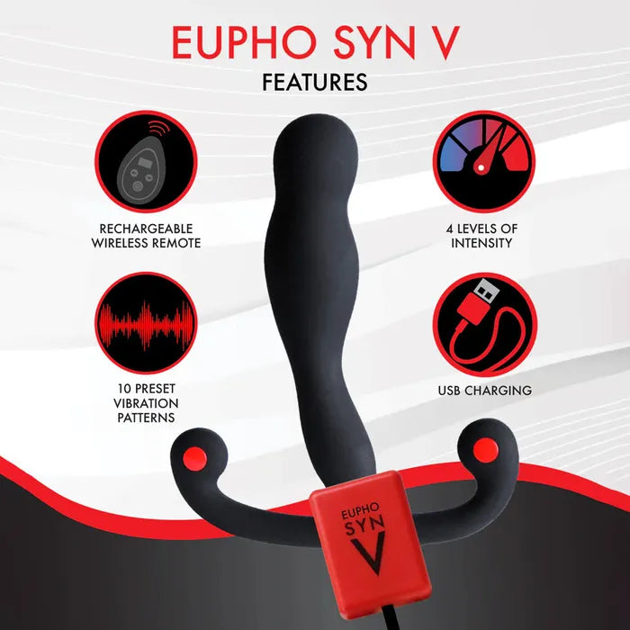 Aneros Eupho Syn V USB Rechargeable Vibrating Prostate Massager with Remote Secondary image