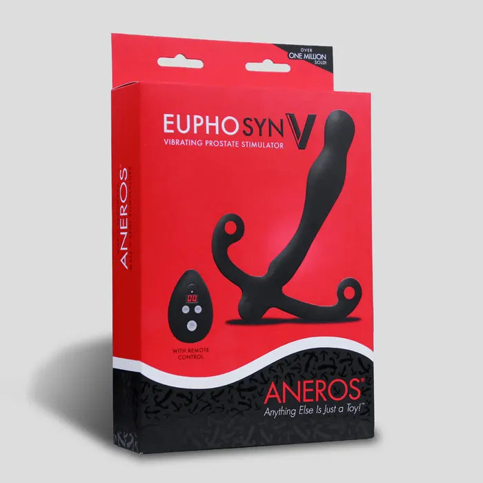 Aneros Eupho Syn V USB Rechargeable Vibrating Prostate Massager with Remote Aneros