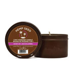 Earthly Body Hemp Seed 3 In 1 Massage Candle 170g Earthly Body