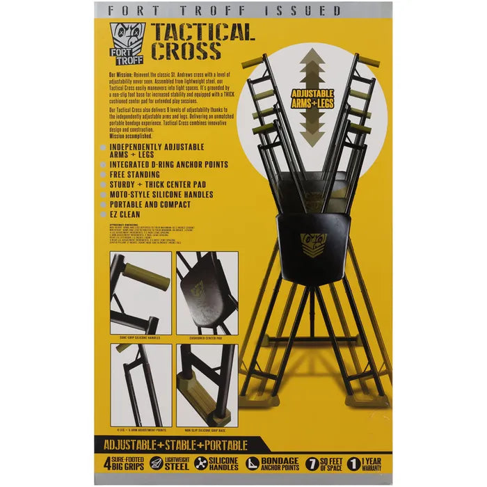 Doc Johnson Fort Troff Tactical Cross Adjustable Cross Restraint Doc Johnson
