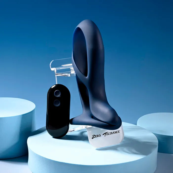 Zero Tolerance BIG TIME USB Rechargeable Vibrating Penis Sleeve With Wireless Remote