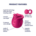 Satisfyer Pro 2 Classic Blossom USB Rechargeable Air Pulse Rose Stimulator Satisfyer