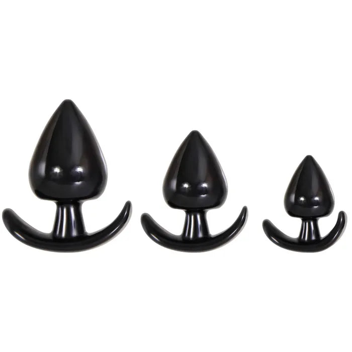 Evolved Anal Delights Butt Plugs Set Of 3 Sizes