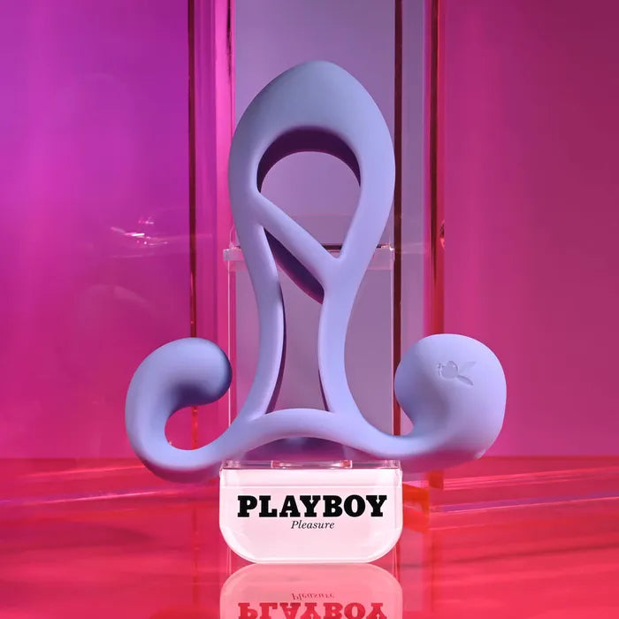 Playboy Pleasure FANTASY CAGE USB Rechargeable Vibrating Penis Sleeve
