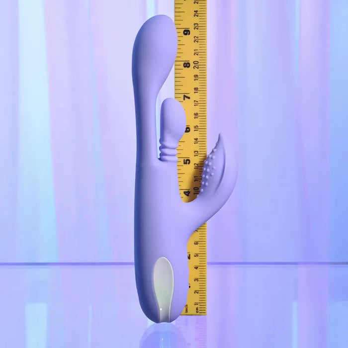 Playboy Pleasure NUBBIN RUBBIN USB Rechargeable Thrusting Rabbit Vibrator Playboy Pleasure