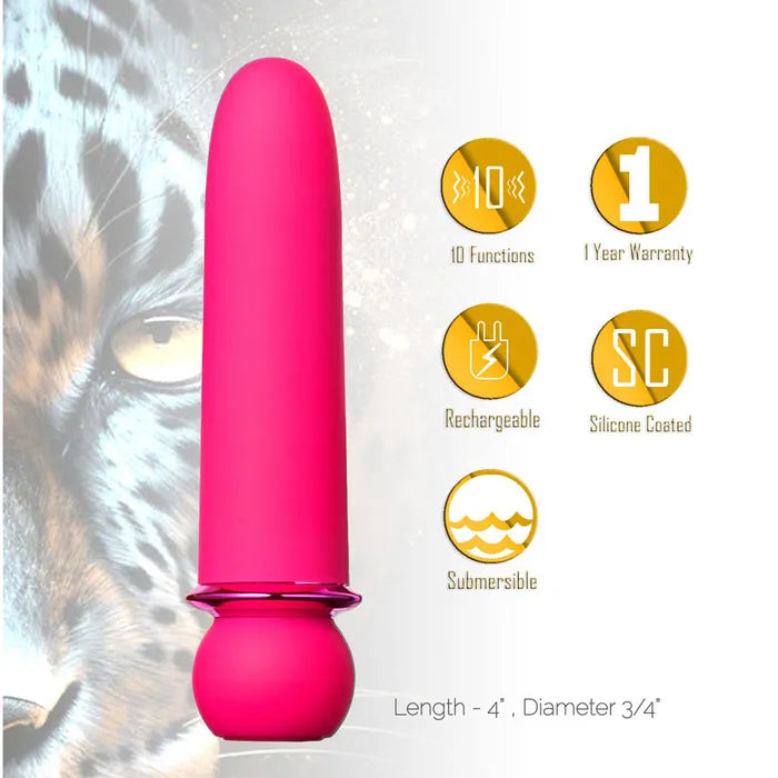 Maia JAGUAR USB Rechargeable Bullet Vibrator 10.1cm Maia Toys