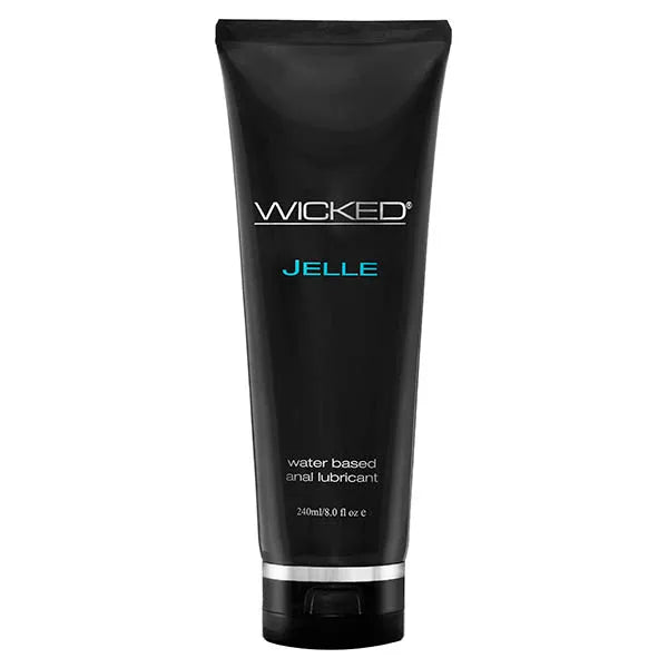 Wicked Jelle Water Based Anal Lubricant 4 Oz Bottle Wicked