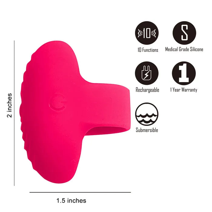 Maia RUBY USB Rechargeable Finger Stimulator Vibrator Secondary image