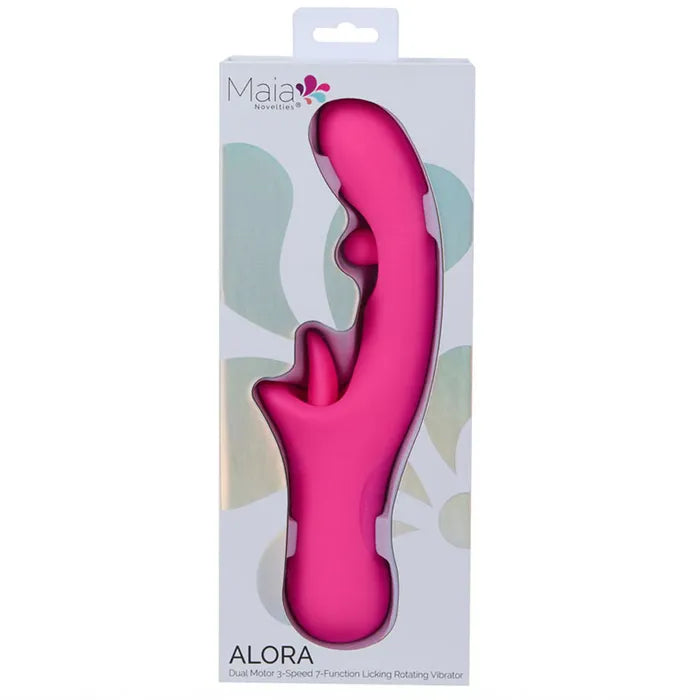 Maia ALORA USB Rechargeable Rotating & Licking Vibrator Maia Toys