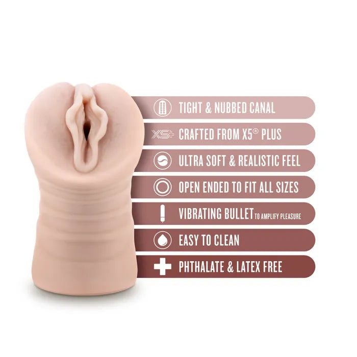 Blush Novelties EnLust Destini Vibrating Vagina Stroker Blush Novelties