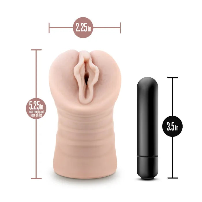 Blush Novelties EnLust Destini Vibrating Vagina Stroker Blush Novelties