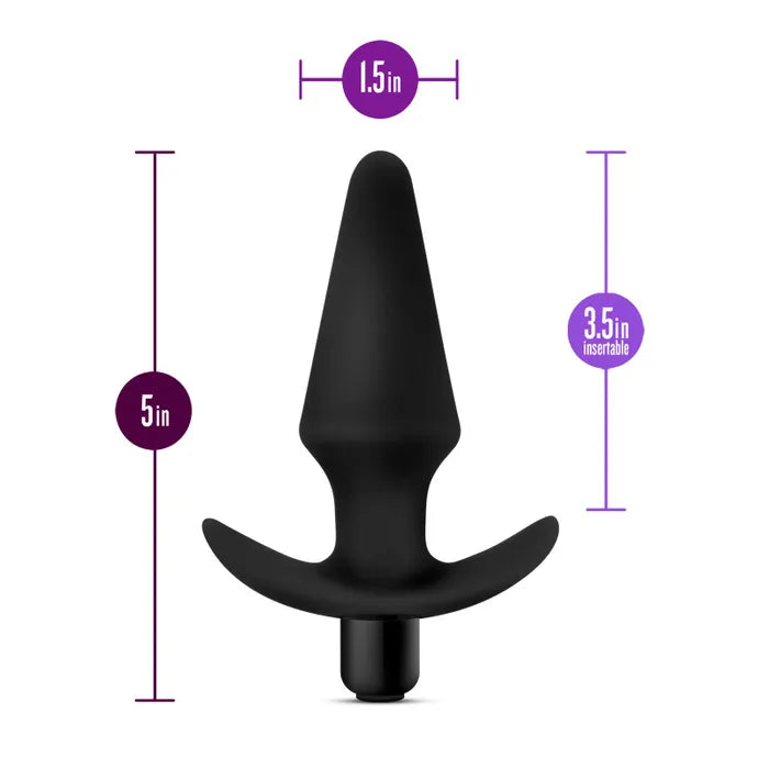Blush Novelties Anal Adventures Platinum Vibrating Butt Plug 5 Inch Blush Novelties