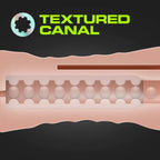 Blush Novelties M For Men Self Lubricating Vibrating Strokers 3 Pack Blush Novelties