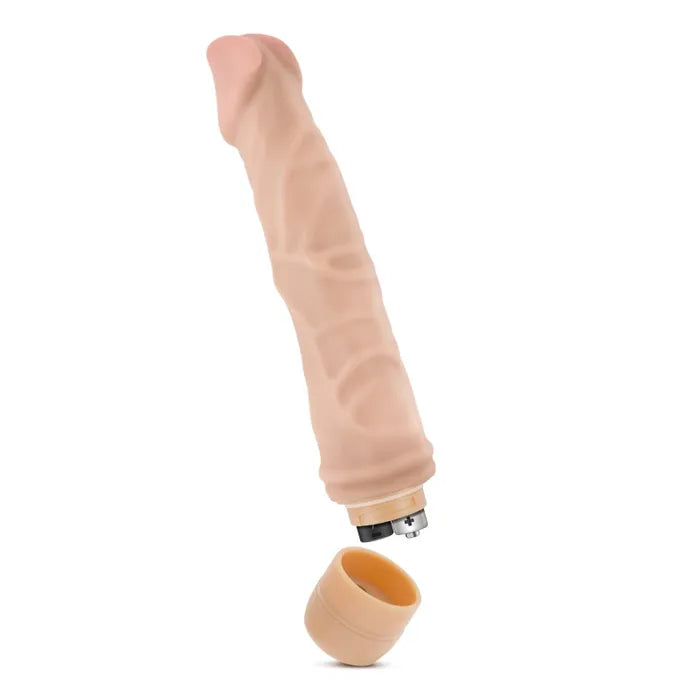 Blush Novelties Dr Skin Cock Vibe 6 Vibrating Dong 8.5 Inch Blush Novelties