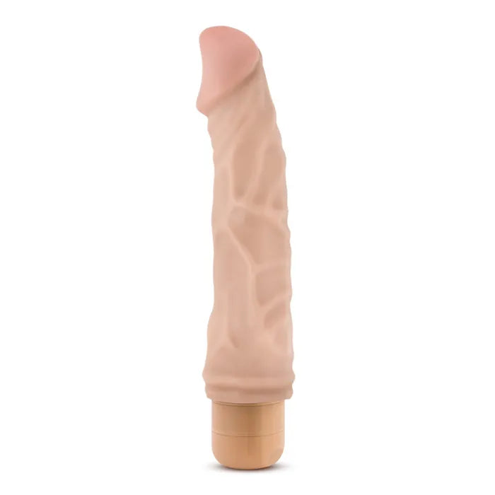 Blush Novelties Dr Skin Cock Vibe 6 Vibrating Dong 8.5 Inch Blush Novelties
