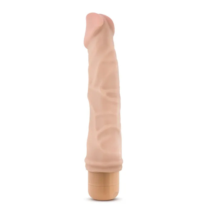 Blush Novelties Dr Skin Cock Vibe 6 Vibrating Dong 8.5 Inch Blush Novelties