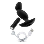 Anal Adventures Platinum Vibrating Prostate Massager 04 16.5cm Blush Novelties