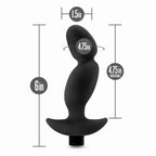 Anal Adventures Platinum Vibrating Prostate Massager 04 16.5cm Blush Novelties