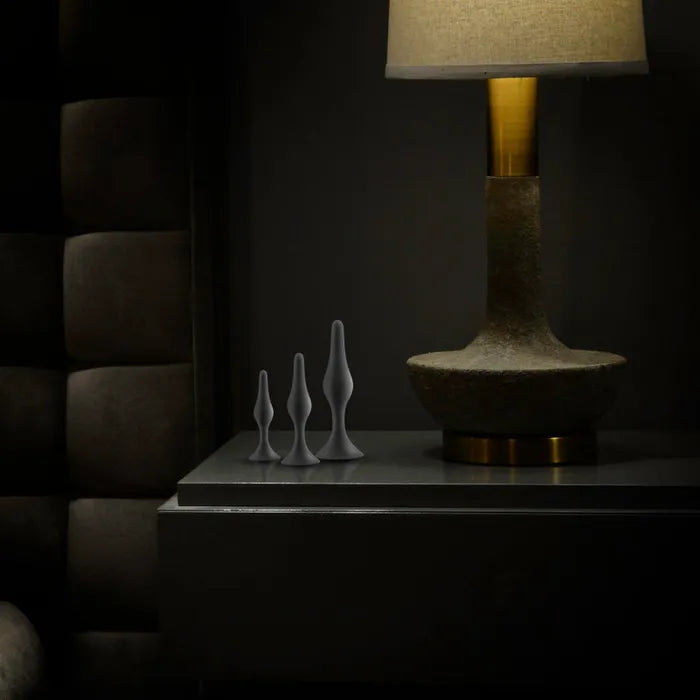 Blush Novelties Anal Adventures Platinum Silicone Beginner Butt Plug Kit Set Of 3 Sizes Blush Novelties