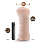 Blush Novelties M For Men Ashley Vibrating Vagina Stroker Blush Novelties