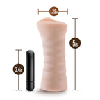 Blush Novelties M For Men Rain Vibrating Vagina Stroker Blush Novelties