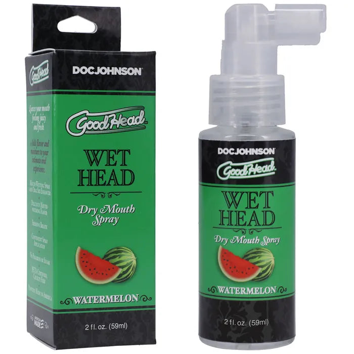 Doc Johnson GoodHead Wet Head Dry Mouth Spray Flavoured 59ml Bottle