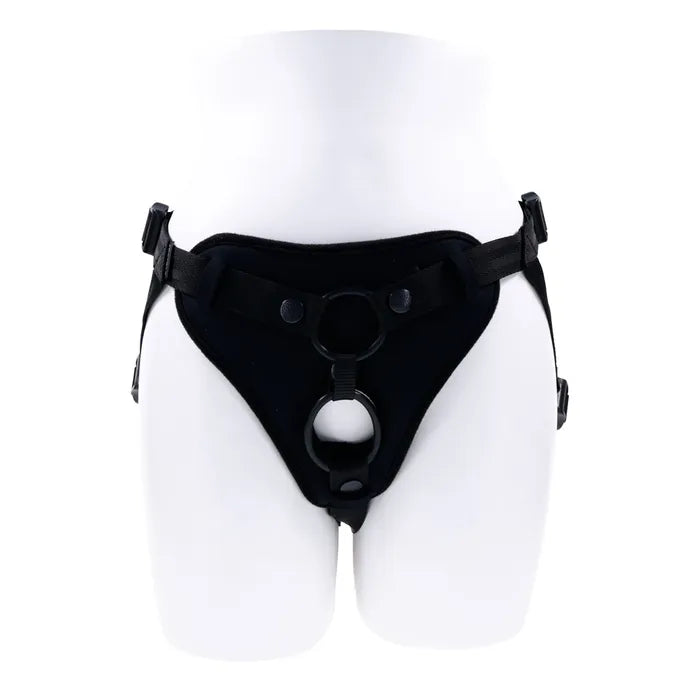 SPORTSHEETS Dual Desires Adjustable Strap On Harness - No Probe Included Sportsheets