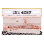 Sportsheets Sex & Mischief Peaches N CreaMe Fur Collar & Leash Restraint Sportsheets