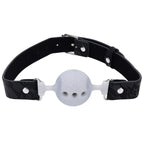 Sportsheets Sex & Mischief Lace Silicone Breathable Ball Gag Mouth Restraint Sportsheets