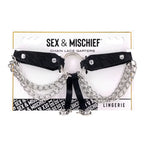 Sportsheets Sex & Mischief Bondage Collar Sex & Mischief Chain Lace Garters Sportsheets