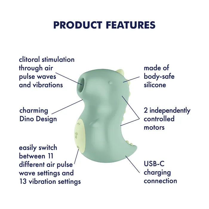 Satisfyer Din OOOH USB Rechargeable Air Pulse Stimulator Secondary image