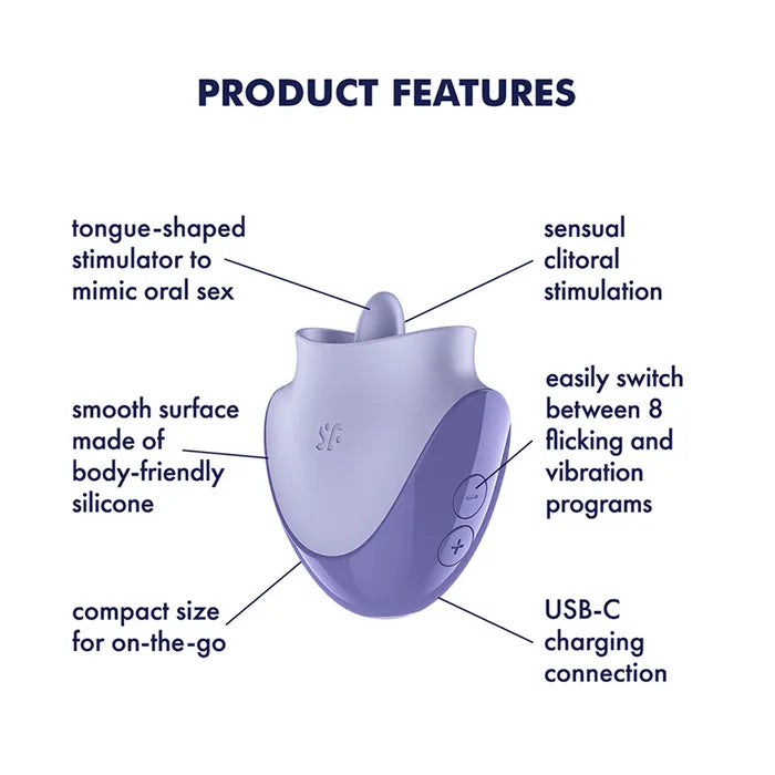 Satisfyer Tongue Dancer Rechargeable Flicking Stimulator Satisfyer