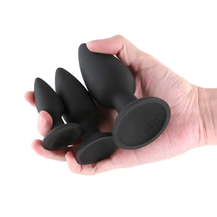 NS Novelties Renegade Triple Strike Kit Butt Plugs Set Of 3 Sizes