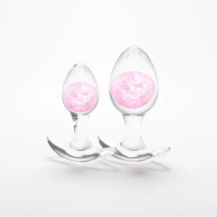 NS Novelties Glams Cosmic Butt Plugs Set Of 2 Sizes NS Novelties