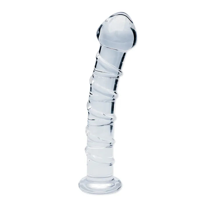Creative Conceptions Clarity Seraphic Spiral Glass Dildo 16cm Creative Conceptions