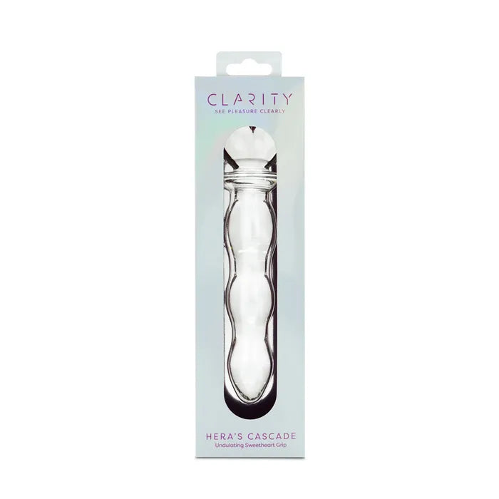 Creative Conceptions Clarity Heras Cascade  Glass Dildo 15cm Creative Conceptions