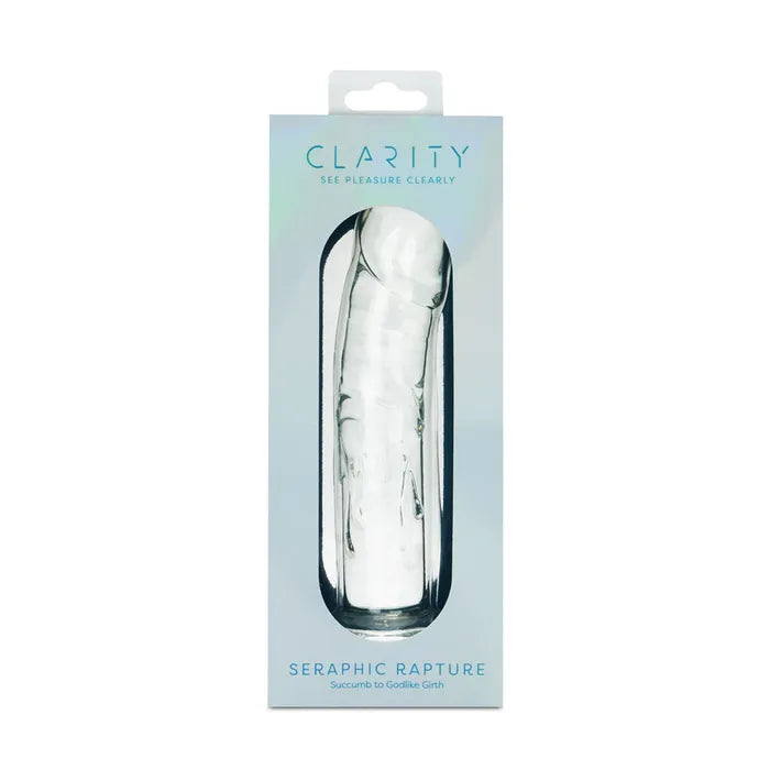 Creative Conceptions Clarity Seraphic Rapture Glass Dildo 17.8cm Creative Conceptions