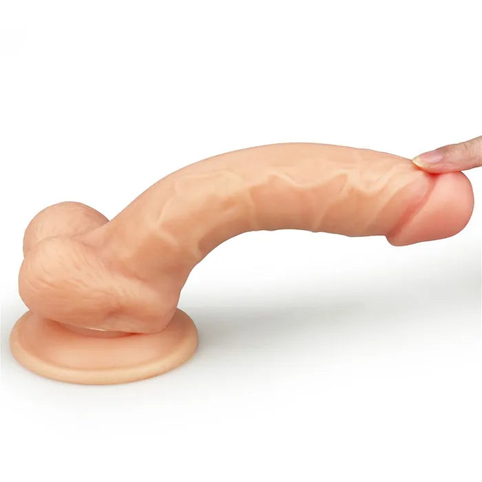 Lovetoy The Ultra Soft Dude Dong 8 Inch Flesh Lovetoy