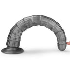 Lovetoy King Sized Vibrating Vibrax Slider USB Rechargeable Vibrating Dildo Grey Lovetoy