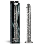 Lovetoy King Sized Vibrating Vibrax Slider USB Rechargeable Vibrating Dildo Grey Lovetoy