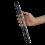Lovetoy Flawless Clear Double Dildo 12 Inch Clear Lovetoy