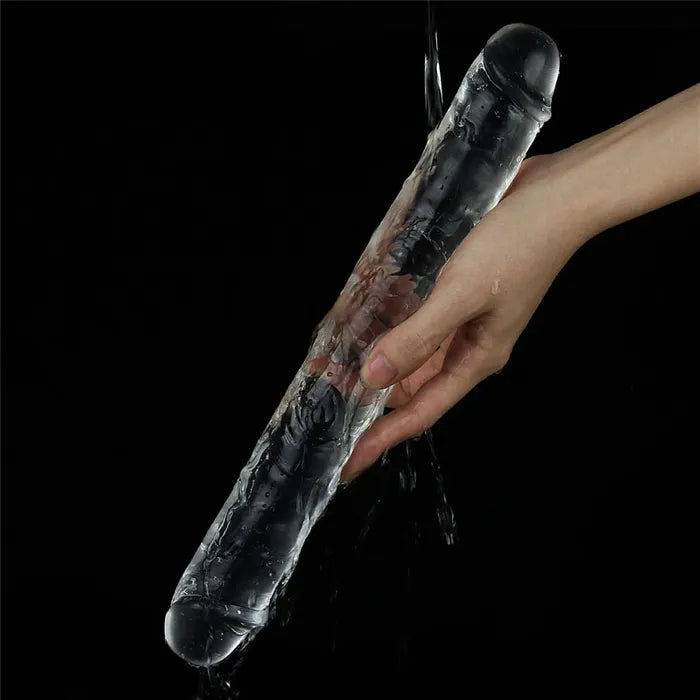 Lovetoy Flawless Clear Double Dildo 12 Inch Clear Lovetoy Main image