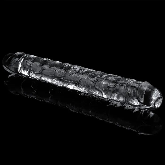 Lovetoy Flawless Clear Double Dildo 12 Inch Clear Lovetoy