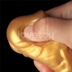 Lovetoy Aerosx Dual Density Inflatable Inflatable Fantasy Dildo Gold / Blue Lovetoy