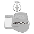 Lovetoy Streetgirls Sensation Pulse Doggy USB Rechargeable Vibrating Sucking & Moaning Doggy Style Masturbator Lovetoy